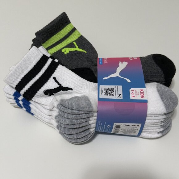 Puma Drycell kids Low Crew Socks 10-Pair - Picture 2 of 3